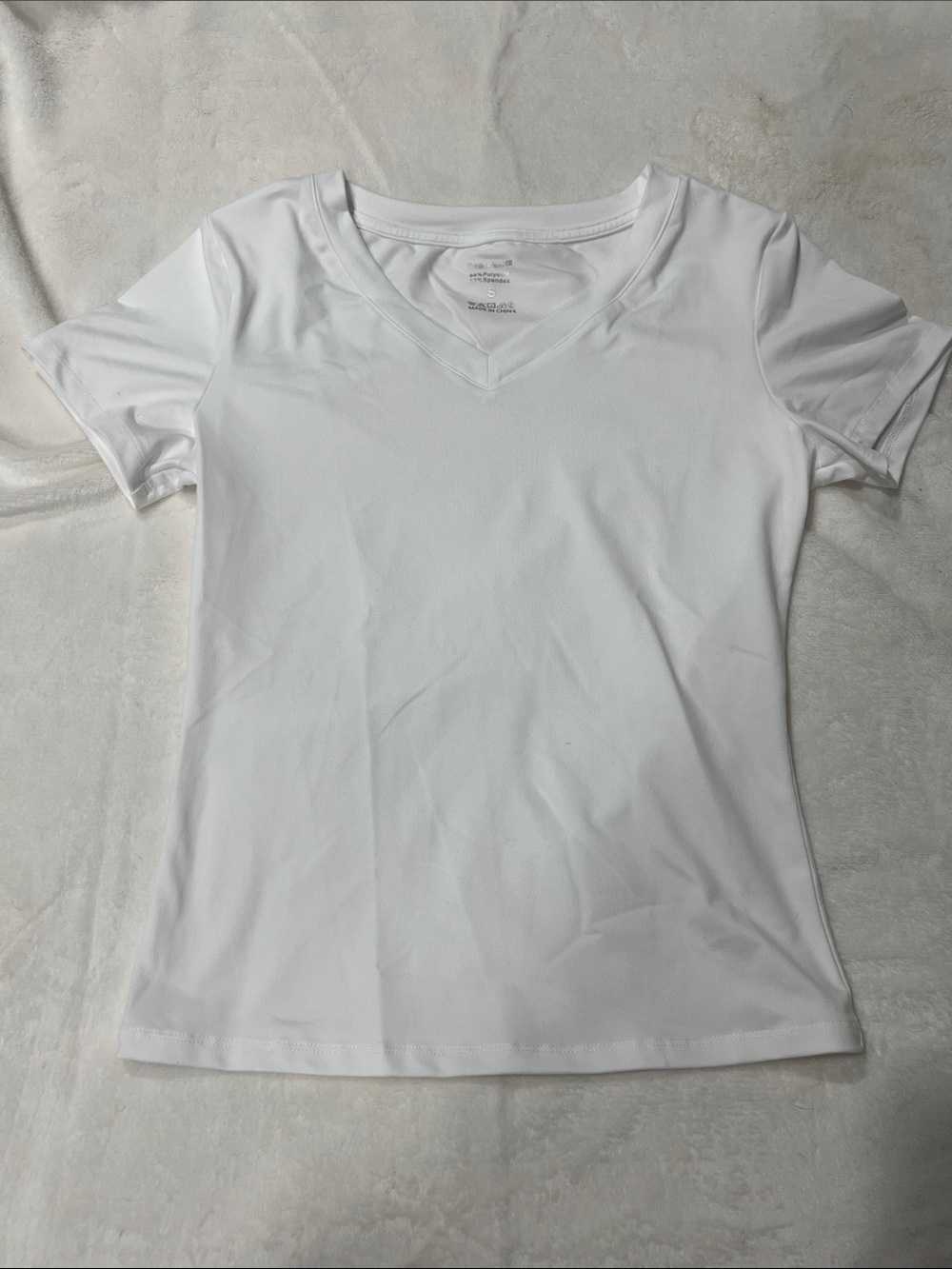 Trendy Queen White V-Neck Women’s Top